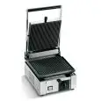 PIASTRA ELETTRICA - MOD. QTRR - PIANO DI COTTURA SINGOLO RIGATO cm 25X25,5 - POTENZA W 1550 - ALIMENTAZIONE V 230/50Hz MONOFASE - DIM. Cm L 26 X P 43,5 X h 23,5 - NORMA CE