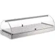 VETRINA ESPOSITIVA CALDA - MOD. ZC92S - FIANCHI E ANTINE IN PLEXIGLASS - POTENZA W 800 - Alimentazione V 230/50hz monofase - DIM. Cm L 80 x P 35 x h 25 - NORMA CE