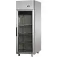 ARMADIO FRIGORIFERO IN ACCIAIO INOX AISI 304 - VENTILATO - Mod BG07MTNPV - GASTRONORM 2/1 - CAPACITA' LT 700 - N. 1 PORTA A VETRO - TEMPERATURA -2°/+10°C - Dim. cm L 71 x P 80 x h 203/210 - Norma CE