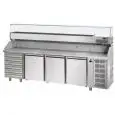 Banco pizza refrigerato in acciaio inox Tecnodom QA04MC6VR