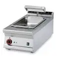 SCALDAPATATE TOP ELETTRICO - MOD. BST/94EM - Vasca con falsofondo forato cm L30,5xP51xH16,5 - Dimensioni: cm L 40 x P 90 x H 28 - Norma CE