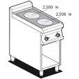 Cucina elettrica 2 piastre in vetroceramica Allforfood PCC/74ET linea ELLE