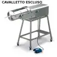 INSACCATRICE IDRAULICA ORIZZONTALE - MOD. 122412 - Capacità cilindro Lt 30 - Diametro Cilindro cm. Ø 26 - Lunghezza cilindro cm. 60 - Alimentazione TRIFASE 230-400/50/3 - Norma CE