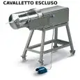 INSACCATRICE IDRAULICA ORIZZONTALE - MOD. 122513 - Capacità cilindro Lt 50 - Diametro Cilindro cm. Ø 32 - Lunghezza cilindro cm. 60 - Alimentazione MONOFASE 230/50/1 - Norma CE
