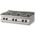 Piano cottura a gas 6 fuochi Allforfood PCT/712GP linea ELLE