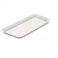 Piatto Rettangolare  in Polistirene - GIGANPLAST - Codice 4600 - Dimensioni cm 42x23 - Altezza cm 25 - Imballo confezione da n. 1 Unità