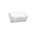 Cestina Forata in Polipropilene - GIGANPLAST Linea POLIPROPILENE - Codice 2275 - Dimensioni cm 34x24 - Altezza cm 10 - Imballo confezione da n. 1 Unità