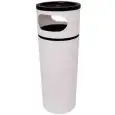 Posacenere Bianco in Polipropilene - GIGANPLAST Linea CIGAR SUPER - Codice 5970 - Altezza cm 70 - Imballo confezione da n. 1 Unità