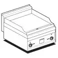Fry Top elettrico professionale da banco piastra liscia cromata superchrome Allforfood FTL/6ETS linea ELLE