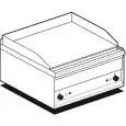 Fry Top elettrico professionale da banco piastra 1/2 liscia 1/2 rigata in acciaio Allforfood FTLR/2EM linea ELLE