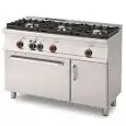 Cucina a gas 3 fuochi con forno elettrico Allforfood CF3/512GEV linea ELLE