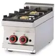 Piano cottura a gas 2 fuochi Allforfood PCT/63G linea ELLE
