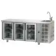 Tavolo refrigerato in acciaio inox Tecnodom UG03MPVL