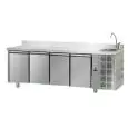 Tavolo refrigerato in acciaio inox Tecnodom UG04MGNLAL