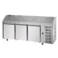 Banco pizza refrigerato in acciaio inox Tecnodom QA03M80
