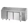 Banco pizza refrigerato in acciaio inox Tecnodom QA03MC6