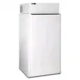 MINICELLA REFRIGERATA IN LAMIERA PREVERNICIATA BIANCA - Mod. ND100WHIBTG - VENTILATA - CAPACITA' LT 1400 - N. 1 PORTA - GANCIERA PER CARNE - SPESSORE ISOLAMENTO 60 mm - TEMPERATURA -18°/-20°C - Dim. cm L 100 x P 100 x H 212 - Norma CE