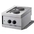 Piano cottura elettrico 2 piastre tonde Allforfood N62Q linea M-ECO