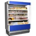 ESPOSITORE MURALE REFRIGERATO - MOD. VULCANO 80 VERNICIATO S/L - PER SALUMI E LATTICINI - VENTILATO - TEMPERATURA MINIMA DI ESERCIZIO °C +3/+5 - SELF SERVICE - NON CANALIZZABILE - NORMA CE