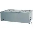 TAVOLA CALDA DA BANCO BAGNOMARIA - MOD. BM - Struttura in acciaio inox - Termostato regolabile +30°/+90° C  - Alimentazione 230V/1/50-60Hz