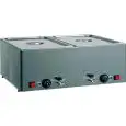 TAVOLA CALDA DA BANCO BAGNOMARIA - MOD. BMV - Struttura in acciaio inox - Termostato regolabile +30°/+90° C - Alimentazione 230V/1/50-60Hz