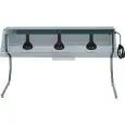 TELAIO CON LAMPADE A INFRAROSSI - MOD. PI - Alimentazione 230V/1/50-60Hz
