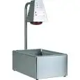CONTENITORE GN PER CONDIMENTO E MANTENIMENTO FRITTI - MOD. BI4719 - Struttura in acciaio inox - N. 1 lampada a raggi infrarossi - Potenza W 250 - Alimentazione 230V/1/50-60Hz - Dim. cm L 60 x P 33 x h 68