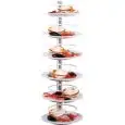 PORTAPIATTI DA PARETE - MOD. CA1439P - Per piatti 18/23 - Portata n. 12 piatti - Dim. cm L 42 x P 20 x h 90