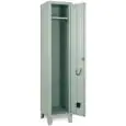 ARMADIO SPOGLIATOIO IN METALLO - MOD. CLA 35/50 - STRUTTURA MONOBLOCCO - N.1 PIANETTO IN METALLO - DIM.  CM L 37 x H 180