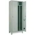 ARMADIO SPOGLIATOIO IN METALLO - MOD. CLA 35/50/D - STRUTTURA MONOBLOCCO - CON DIVISORIO ASPORTABILE - DIM. Cm L 70 x H 180
