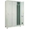 ARMADIO SPOGLIATOIO IN METALLO - MOD. CLA 35/50/D - STRUTTURA MONOBLOCCO - CON DIVISORIO ASPORTABILE - DIM. Cm P 103 x H 180