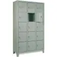 ARMADIO CASELLARIO IN METALLO - MOD. EXT 35/50/C - STRUTTURA MONOBLOCCO - DIM. Cm L 103 x H 180