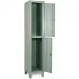 ARMADIO MULTISPOGLIATOIO IN METALLO - MOD. EXT 35/50 - STRUTTURA MONOBLOCCO AD ANTE - DIM. Cm L 37x H 180