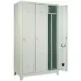 ARMADIO SPOGLIATOIO IN METALLO - MOD. ELI 50P3/D - Struttura monoblocco - DIM. Cm L 118 x P 50 x H 180 - Volume m³ 1,07 - Peso Kg. 49