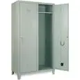 ARMADIO SPOGLIATOIO IN METALLO - MOD. ELI 50P2/96 - Struttura monoblocco - DIM. Cm L 96 x P 50 x H 180 - Volume m³ 0,89 - Peso Kg. 40