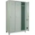 ARMADIO SPOGLIATOIO IN METALLO - MOD. ELI 50P3 - Struttura monoblocco - DIM. Cm L 118 x P 50 x H 180 - Volume m³ 1,07 - Peso Kg. 49