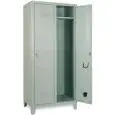 ARMADIO SPOGLIATOIO IN METALLO - MOD. ELI 50P2/80 - Struttura monoblocco - DIM. Cm L 80 x P 50 x H 180 - Volume m³ 0,74 - Peso Kg. 26
