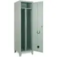ARMADIO SPOGLIATOIO IN METALLO - MOD. ELI 50P1/D - Struttura monoblocco - DIM. Cm L 50 x P 50 x H 180 - Volume m³ 0,46 - Peso Kg. 23
