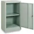 ARMADIO BASSO IN METALLO - N.1 ANTA - MOD. BAS60 - Struttura monoblocco - DIM. Cm L 60 x P 40 x H 100 - Volume m³ 0,25 - Peso Kg. 19