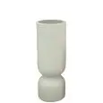 Vaso - colore bianco - Struttura in cemento, lavorazione artigianale - Modello 1213-j316M-white
