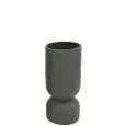 Vaso - colore nero - Struttura in cemento, lavorazione artigianale - Modello 1214-j316S-black