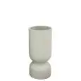 Vaso - colore bianco - Struttura in cemento, lavorazione artigianale - Modello 1214-j316S-white