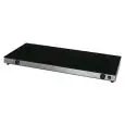 PIANO CALDO ELETTRICO CON 3 VETRI TEMPERATI E 2 CONTROLLI TERMOSTATICI - Mod. PC-4-1500-500 - Dim. Cm L 150 x P 50 x h 6 - Potenza: 3 x 400W