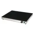 PIANO CALDO ELETTRICO IN VETROCERAMICA CON CONTROLLO TERMOSTATICO - Mod. PC-4-640-540 CERAN - Dim. Cm L64 x P54 x h6 - Potenza: 1 x 800W