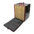 Zaino termico in nylon per pizza - POLIBOX Linea Poliboxbag pizza Tower - Mod 121636 - Dimensioni cm L 37 x P 37 x 46 h