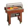 CARRELLO BUFFET REFRIGERATO PER GASTRONOMIA - MOD. CARRELLO - TEMPERATURA °C +4/+10 - SBRINAMENTO AUTOMATICO - REFRIGERAZIONE STATICA - DIMENSIONI Cm L 101 x P 54,5 x h 107,2