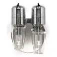 FRULLINO FRAPPE' A MURO MOD. GM3133F - N. 2 BICCHIERI TRASPARENTI DA Lt. 0,800 - VELOCITA' FRULLATORE 18000 RPM - POTENZA 300W - ALIMENTAZIONE 230V MONOFASE 50/60Hz - NORMA CE