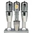 FRULLINO FRAPPE' DA BANCO MOD. GM3138M - N. 3 BICCHIERI IN ACCIAIO INOX DA Lt. 0,800 - VELOCITA' FRULLATORE 18000 RPM - POTENZA 450W - ALIMENTAZIONE 230V MONOFASE 50/60Hz - NORMA CE