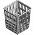 INSERTO POSATE 1 POSTO GRANDE POLIPROPILENE - Dimensioni mm 89 x 113 x 113