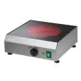 PIANO COTTURA ELETTRICO - MOD. QD412 - PIANO IN VETROCERAMICA - POTENZA W 2100 - ALIMENTAZIONE V230/50-60Hz MONOFASE - DIM. Cm L 30 x P 32 x h 11 - NORMA CE